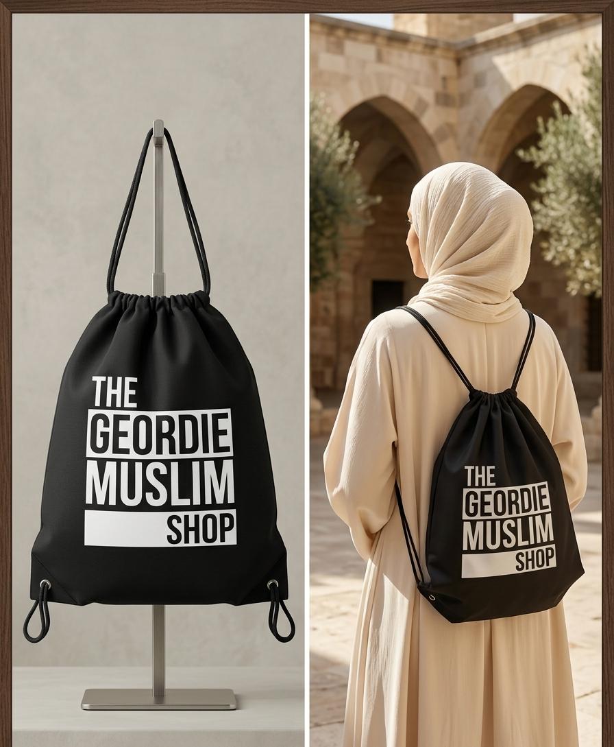 Drawstring Bags - The Gordie Muslim Shop(Waterproof)