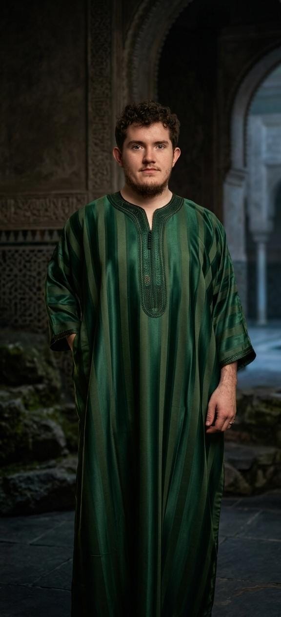 Embroidered Moroccan Thobe