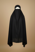 Black Shorter One-Piece Hijab