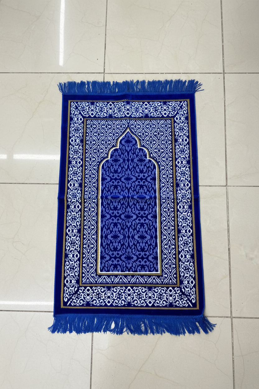 Blue Turkish Prayer Mat
