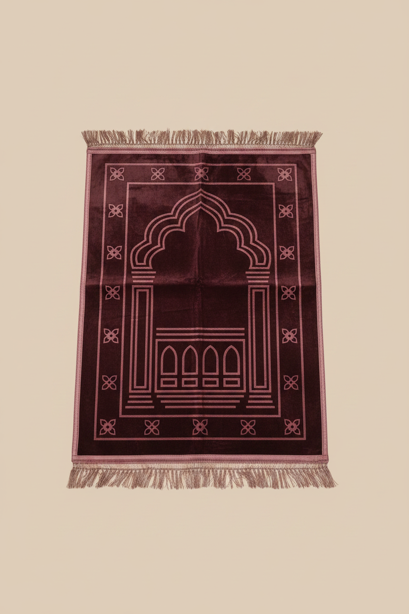 Maroon Prayer Mat