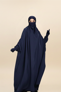 Navy One-Piece Jilbab - South Asian