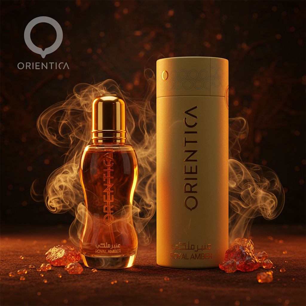 Orientica Royal Amber — Dramatic Studio Shot