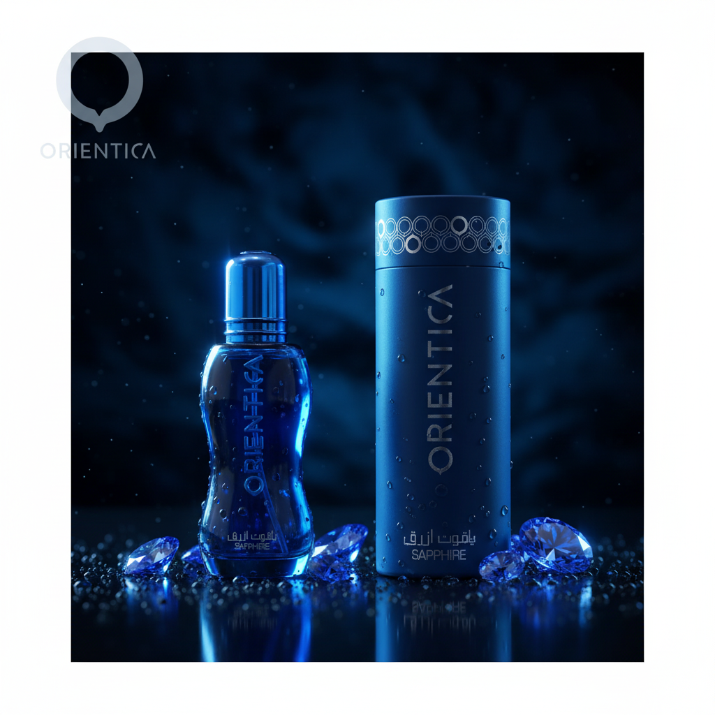 Orientica Sapphire — Dramatic Studio Shot