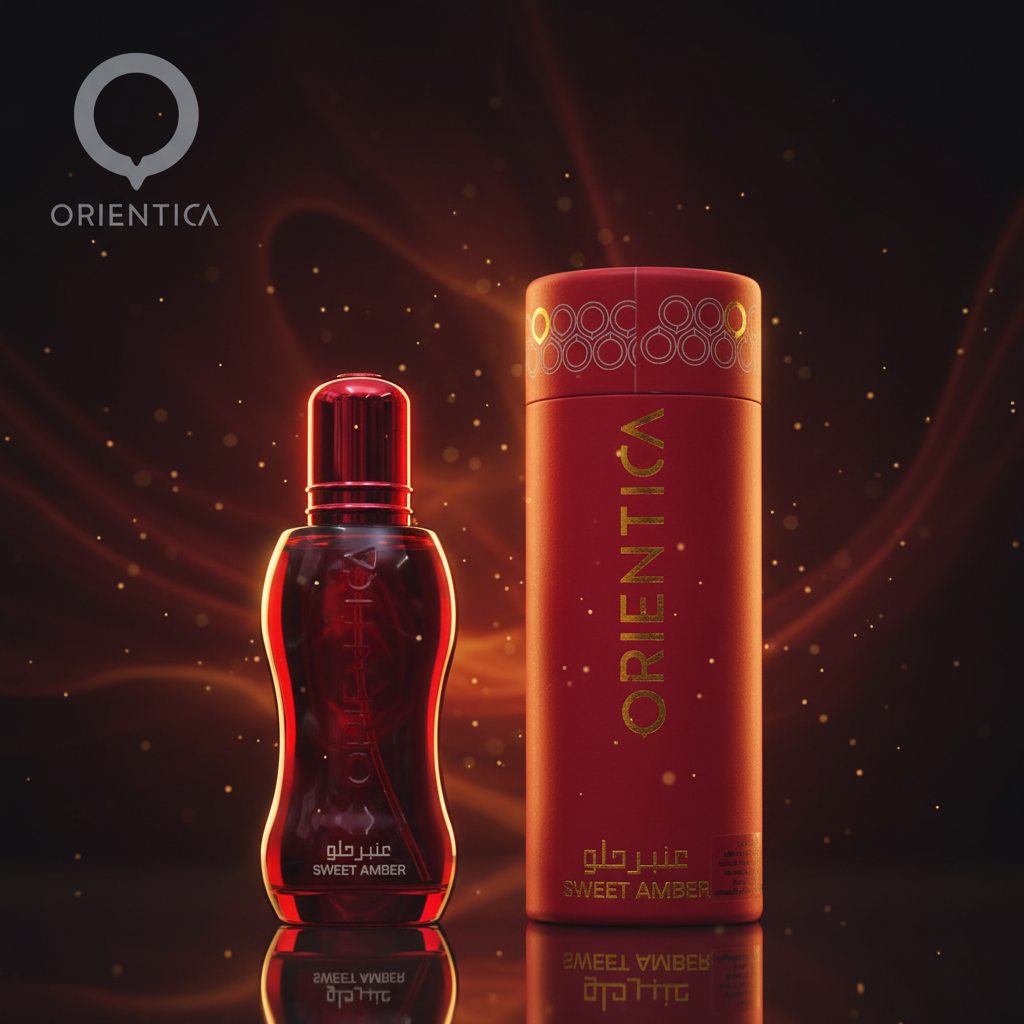 Orientica Sweet Amber — Dramatic Studio Shot