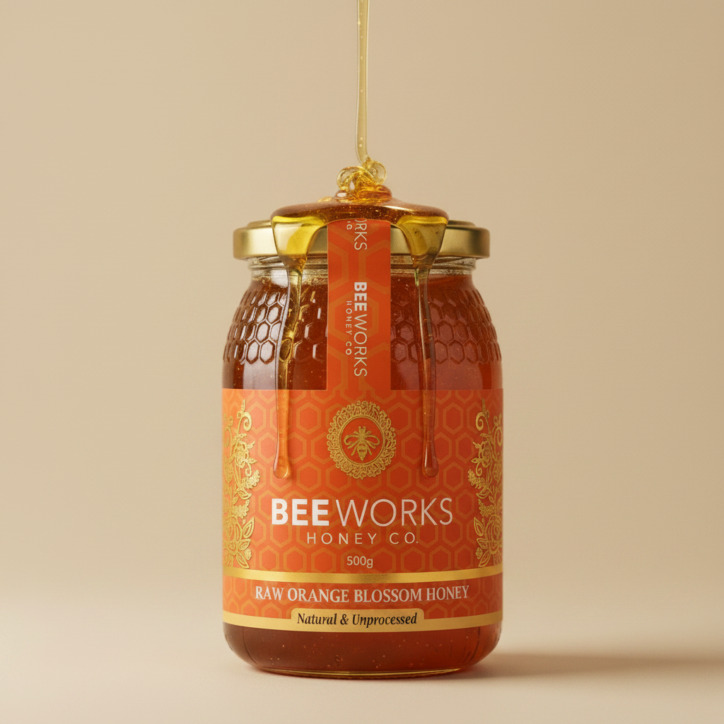 Raw Orange Blossom Honey
