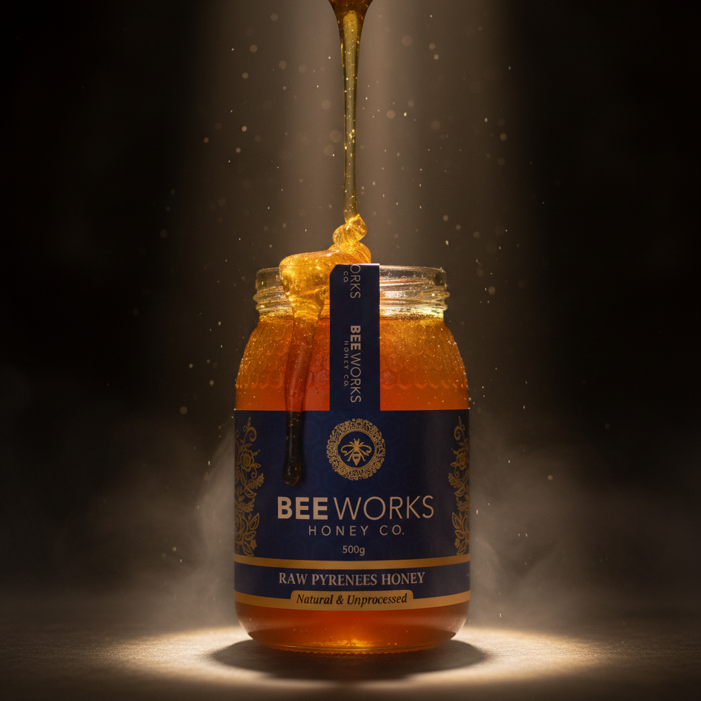 Raw Pyrenees Honey